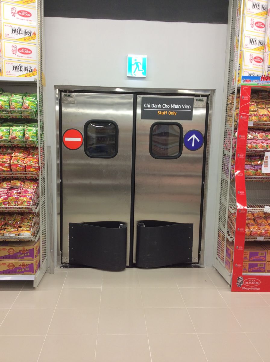Cửa xoay tự động - Impact Traffic Door DELTA
